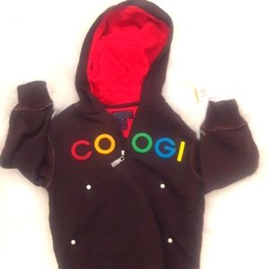 Coogi Boys Zippered Hoodie Sweatshirt